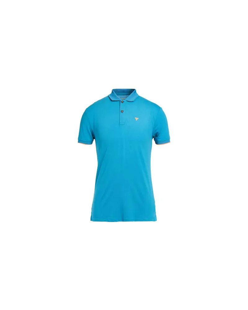 Fred Mello TOPS - Poloshirtsauf YOOX.COM Azurblau