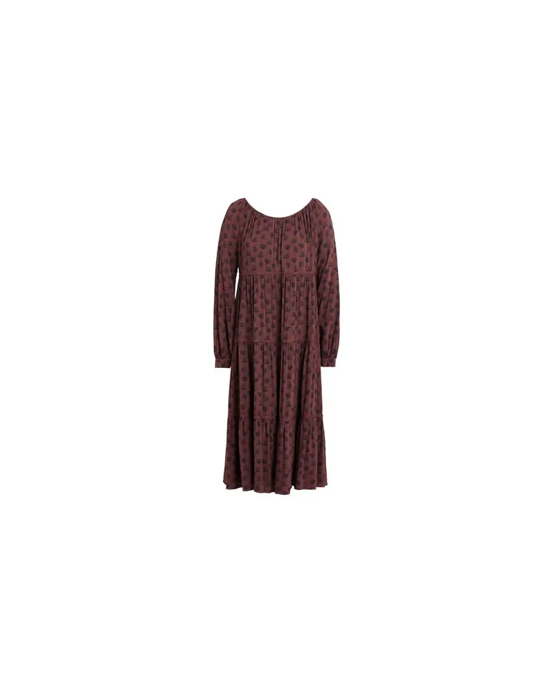 Alessia Santi KLEIDER - Midi-Kleiderauf YOOX.COM Braun