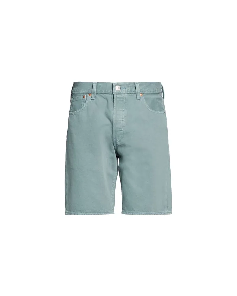 Levi's HOSEN & RÖCKE - Jeansshortsauf YOOX.COM Salbeigrün