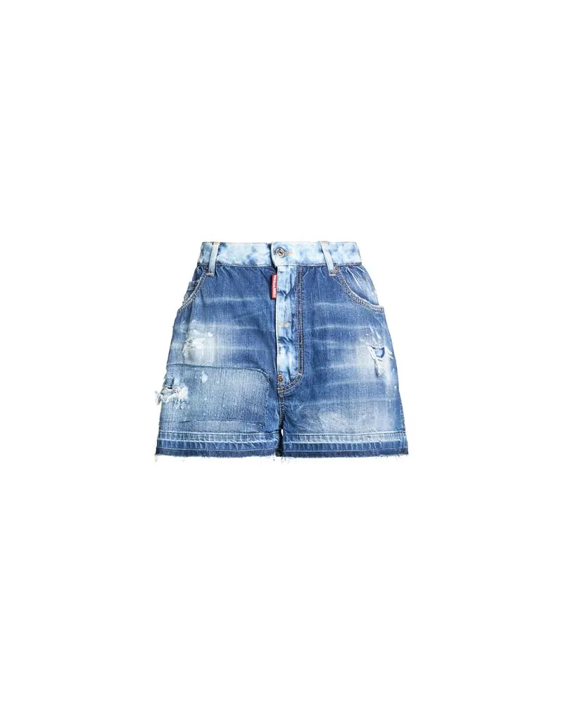 Dsquared2 HOSEN & RÖCKE - Jeansshortsauf YOOX.COM Blau
