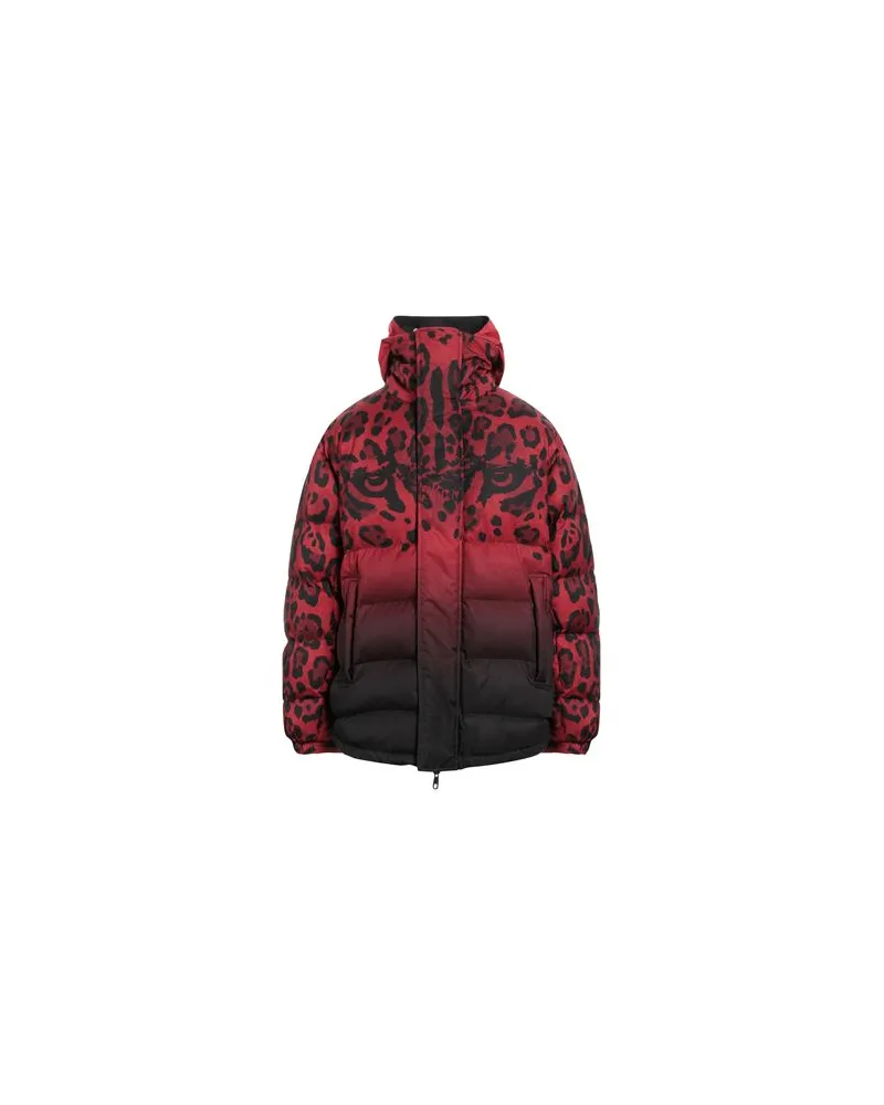 Dolce & Gabbana JACKEN & MÄNTEL - Pufferjacken & Daunenjackenauf YOOX.COM Rot