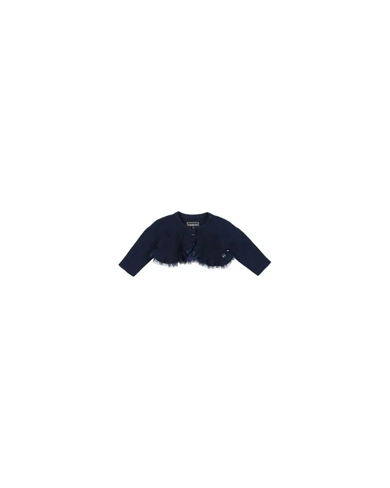 Guess STRICKWAREN - Strickjackenauf YOOX.COM Blau