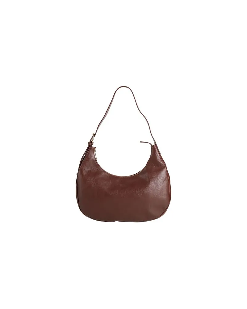 IL BISONTE TASCHEN - Schultertaschenauf YOOX.COM Schokobraun