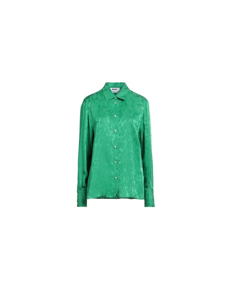 MSGM TOPS - Hemdenauf YOOX.COM Grün