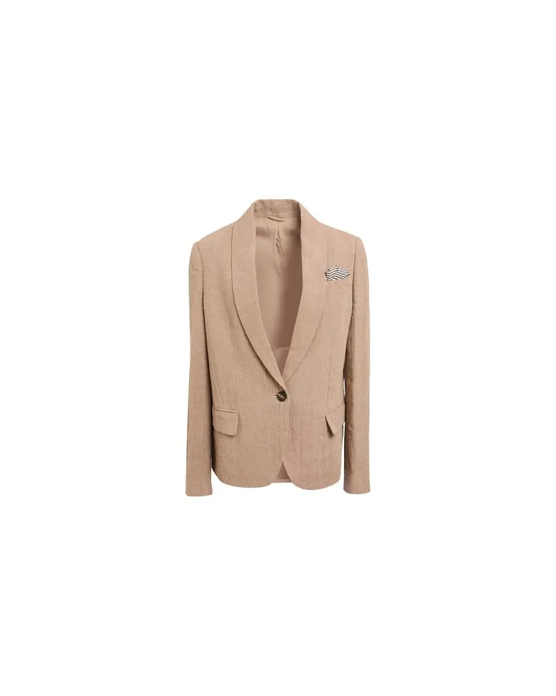 Brunello Cucinelli ANZÜGE und CO-ORDS - Blazersauf YOOX.COM Sand
