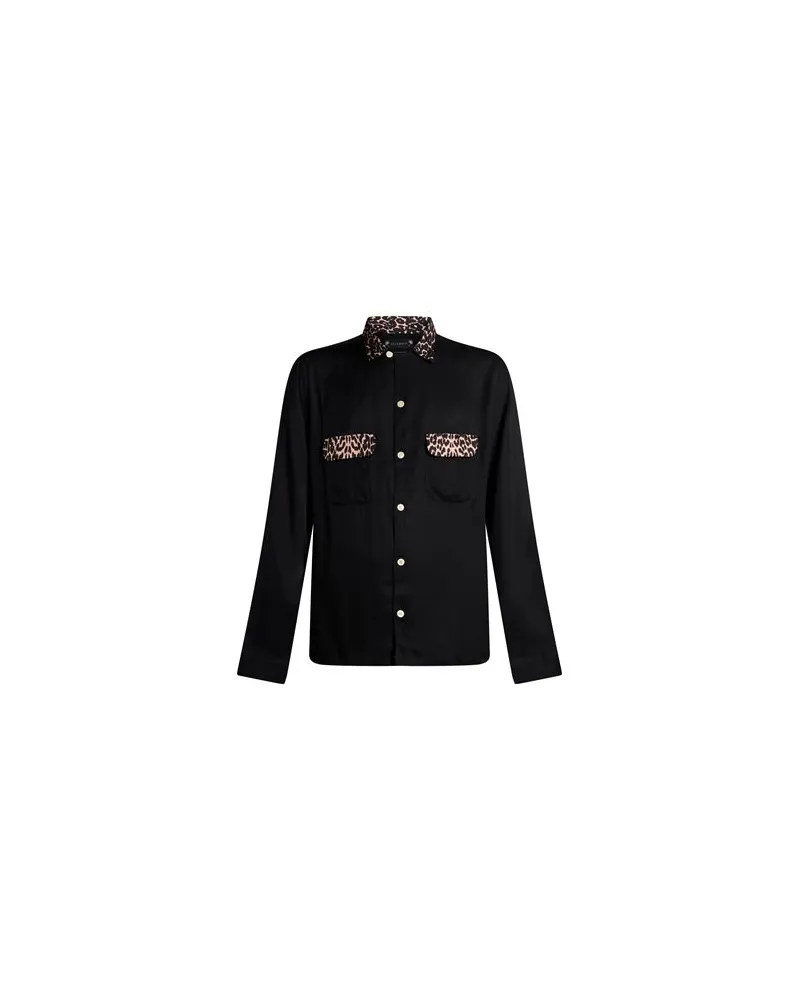 AllSaints TOPS - Hemdenauf YOOX.COM Schwarz