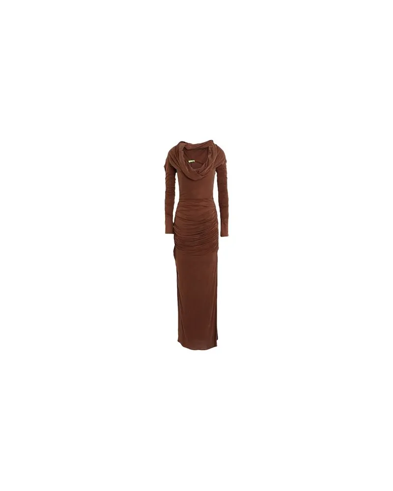 GAUGE81 KLEIDER - Maxi-Kleiderauf YOOX.COM Braun