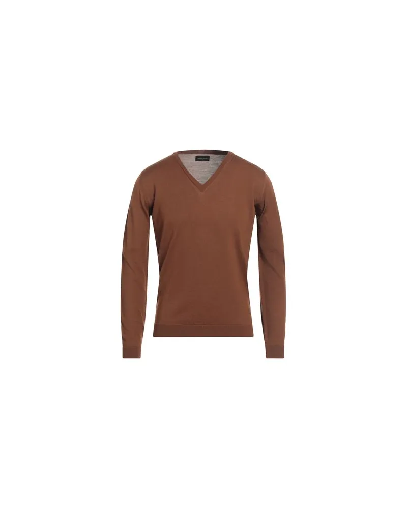 Roberto Collina STRICKWAREN - Pulloverauf YOOX.COM Lederfarben