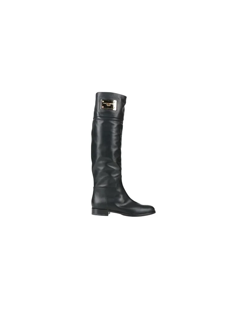 Dolce & Gabbana SCHUHE - Stiefelauf YOOX.COM Schwarz