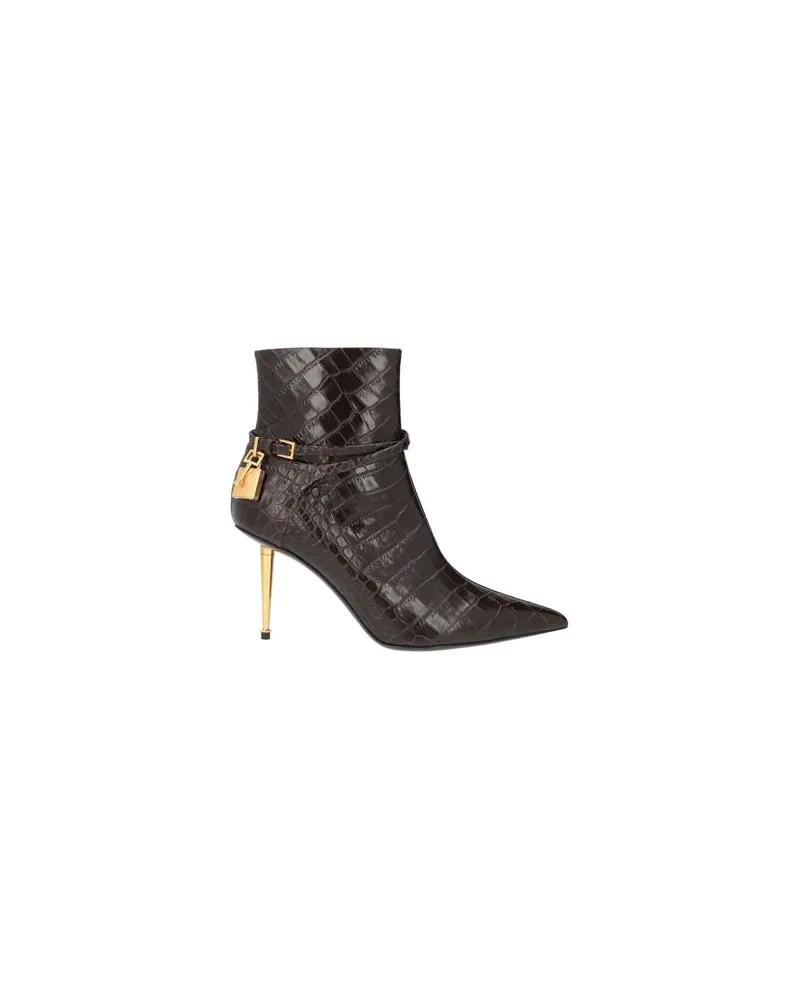 Tom Ford SCHUHE - Stiefelettenauf YOOX.COM Dunkelbraun