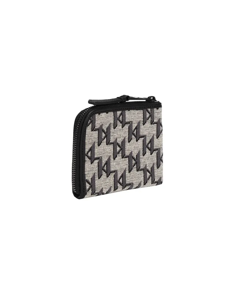 Karl Lagerfeld K/Monogram Jkrd Zip Wlt  - Kleinlederwaren - Portemonnaiesauf YOOX.COM Elfenbein