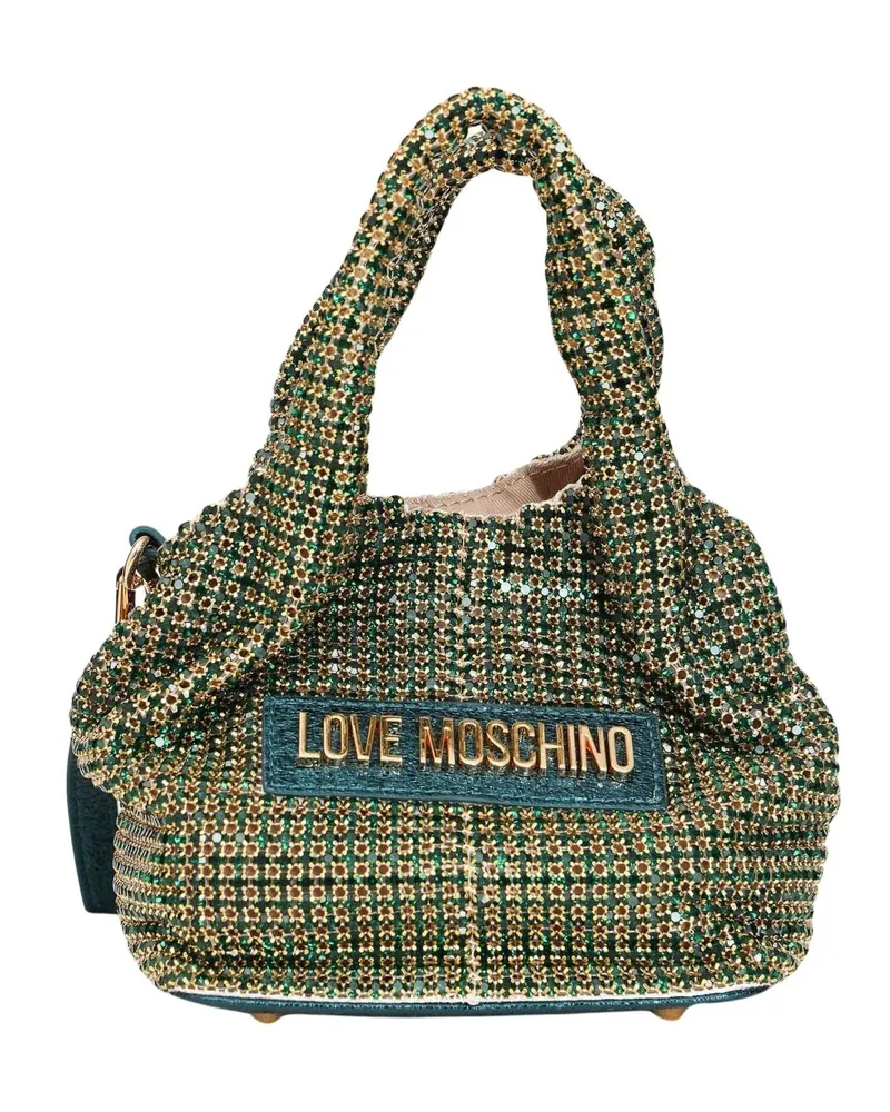 Moschino Schultertasche Grün