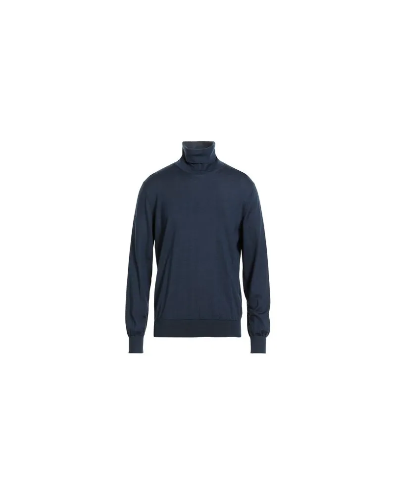 Ermenegildo Zegna STRICKWAREN - Rollkragenpulloverauf YOOX.COM Marineblau