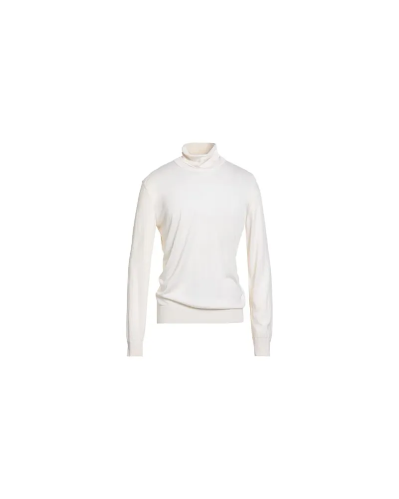 Ermenegildo Zegna STRICKWAREN - Rollkragenpulloverauf YOOX.COM Cremeweiß