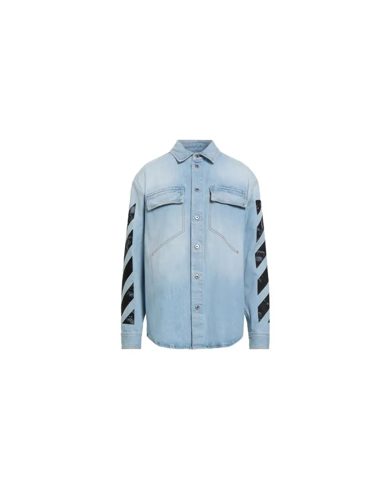 OFF-WHITE TOPS - Jeanshemdenauf YOOX.COM Blau