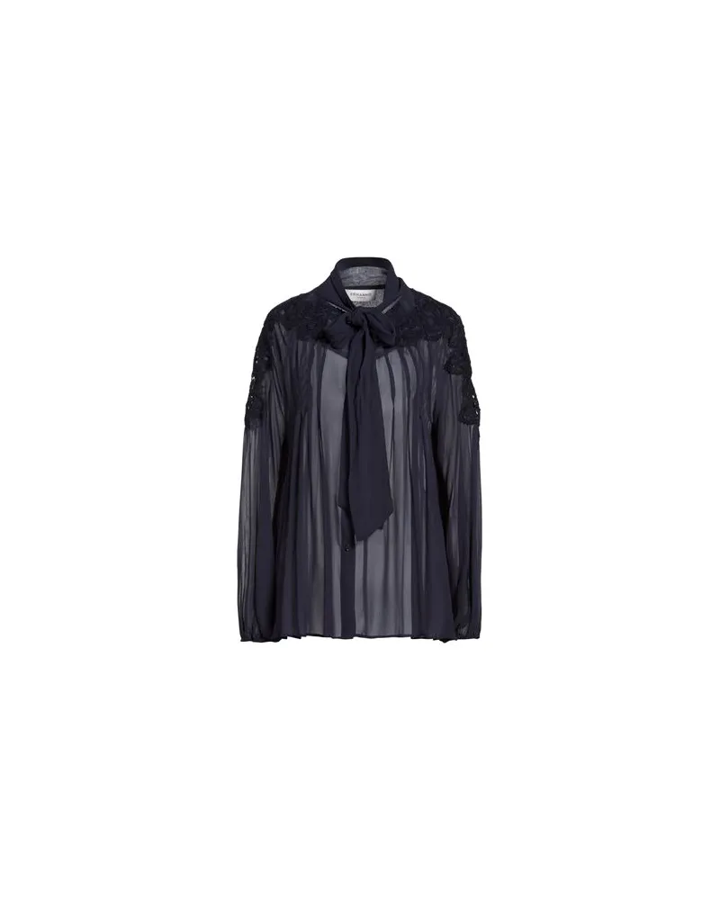 Ermanno Scervino TOPS - Hemdenauf YOOX.COM Nachtblau