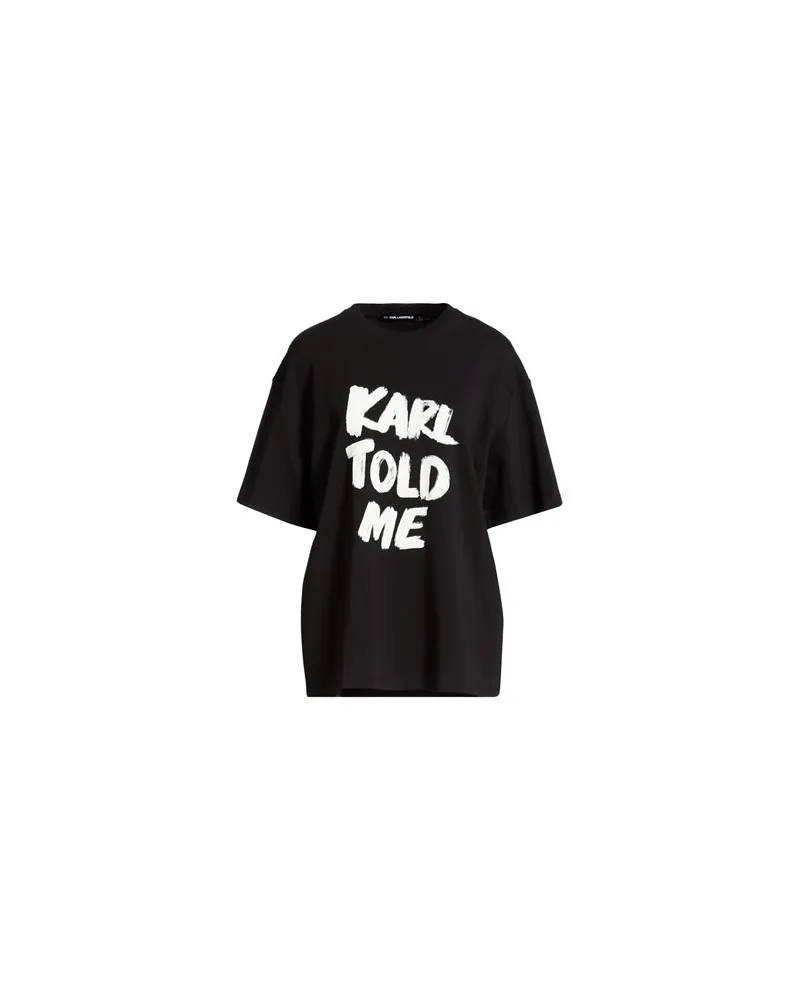 Karl Lagerfeld TOPS - T-shirtsauf YOOX.COM Schwarz