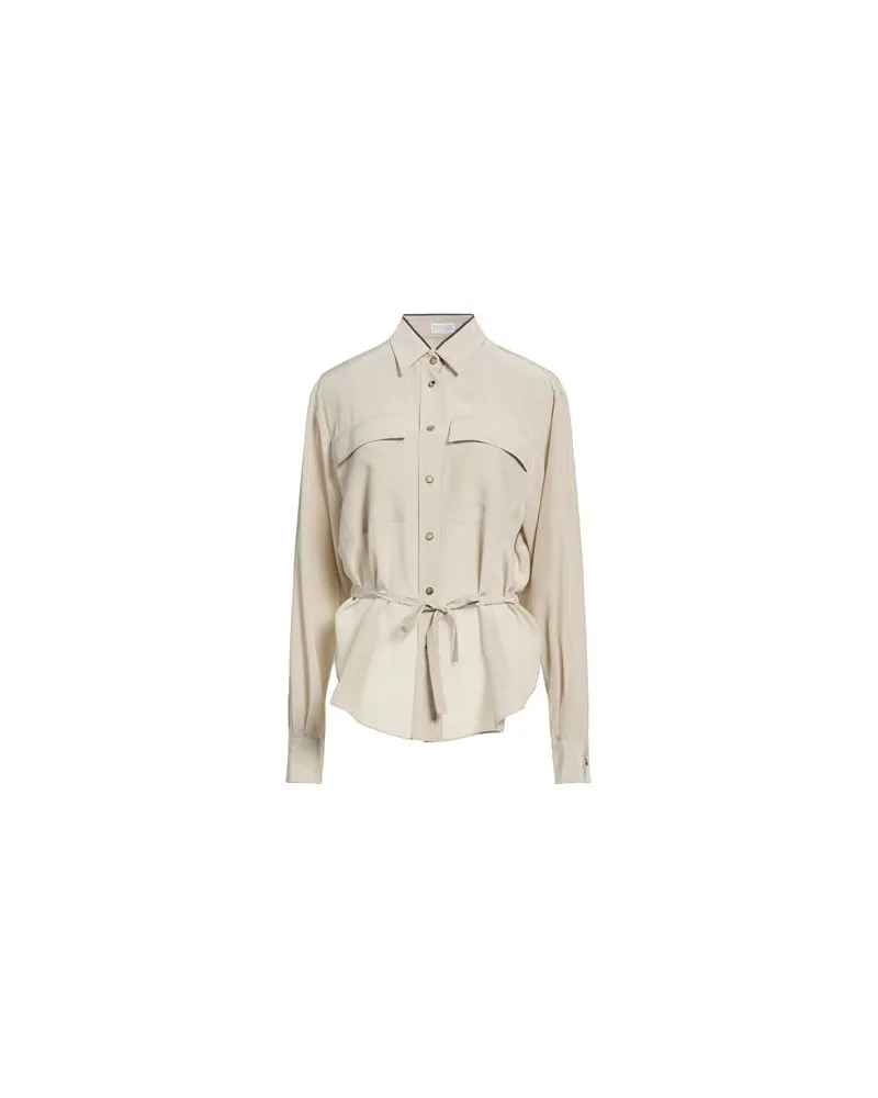 Brunello Cucinelli TOPS - Hemdenauf YOOX.COM Maulwurfsgrau
