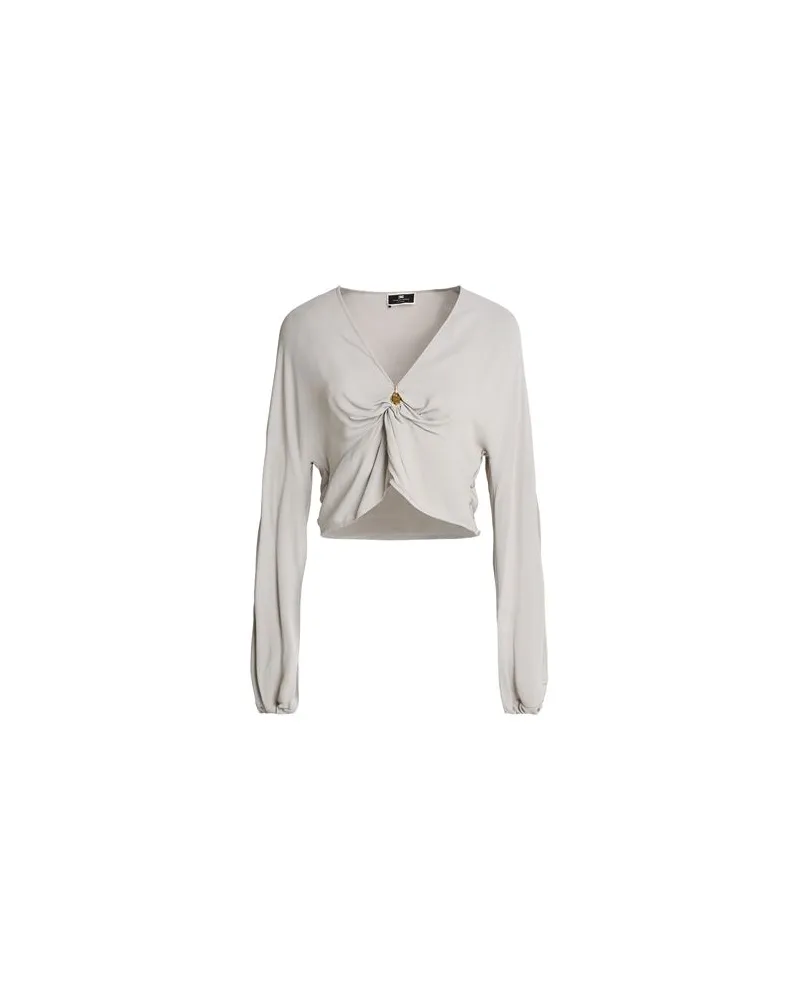 Elisabetta Franchi TOPS - Topsauf YOOX.COM Maulwurfsgrau