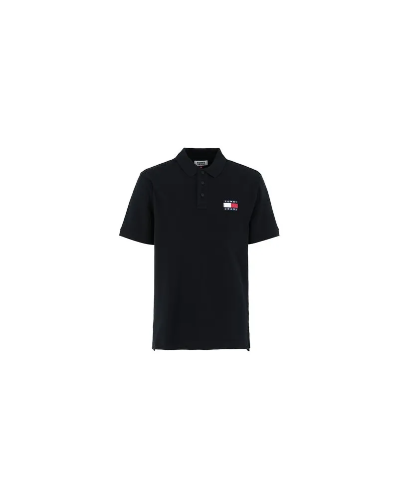 Tommy Hilfiger TJM TOMMY BADGE POLO   - TOPS - Poloshirtsauf YOOX.COM Schwarz