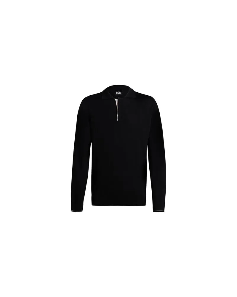 Alpha Studio TOPS - Poloshirtsauf YOOX.COM Schwarz