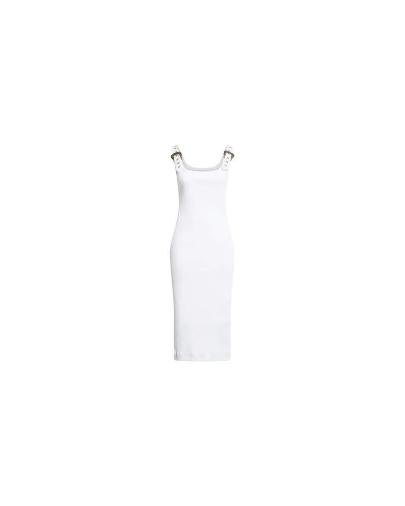 Versace Jeans KLEIDER - Midi-Kleiderauf YOOX.COM Weiß