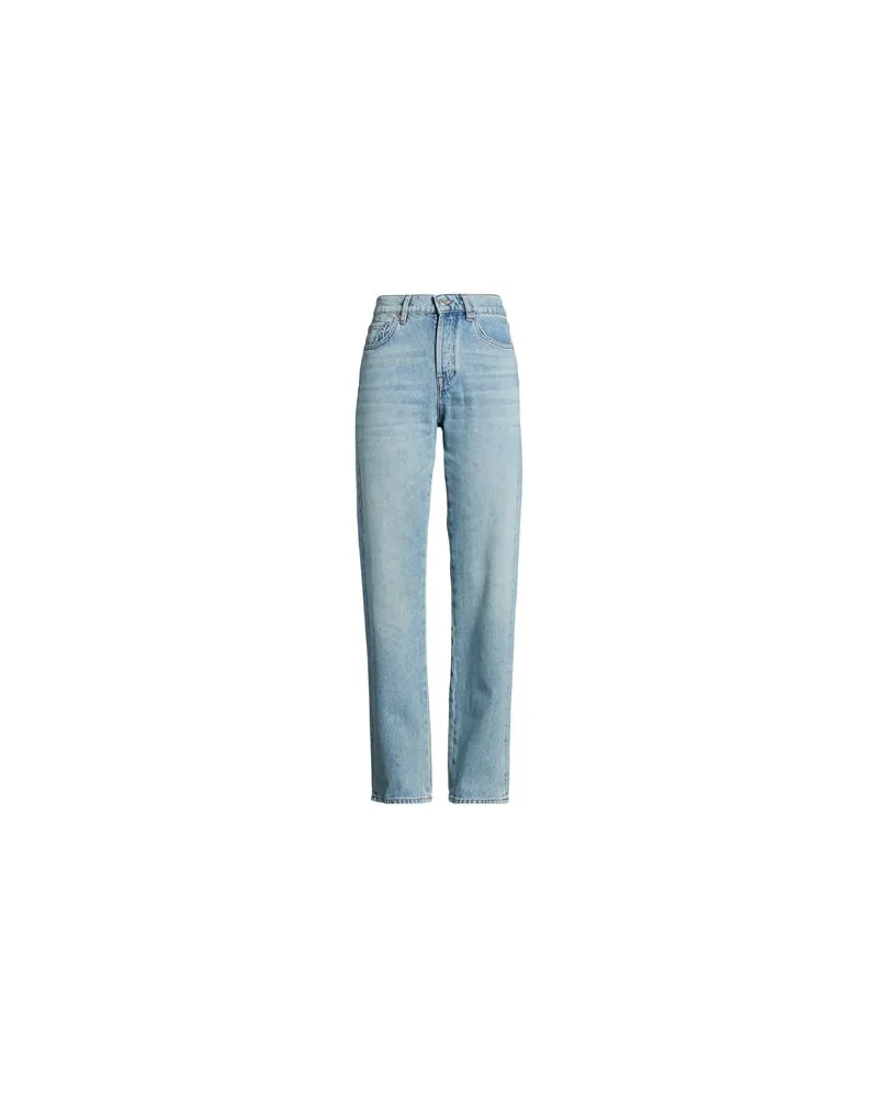 Maje HOSEN & RÖCKE - Jeanshosenauf YOOX.COM Blau
