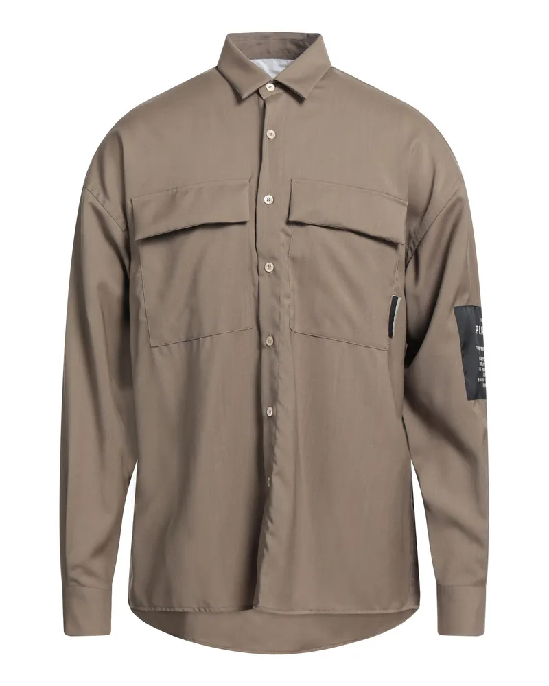 Low Brand Hemd Khaki