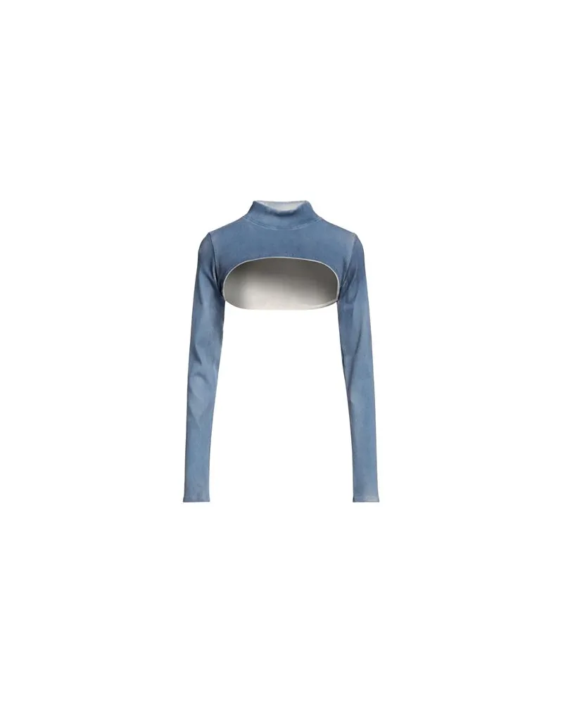 NotSoNormal TOPS - Bolerosauf YOOX.COM Taubenblau