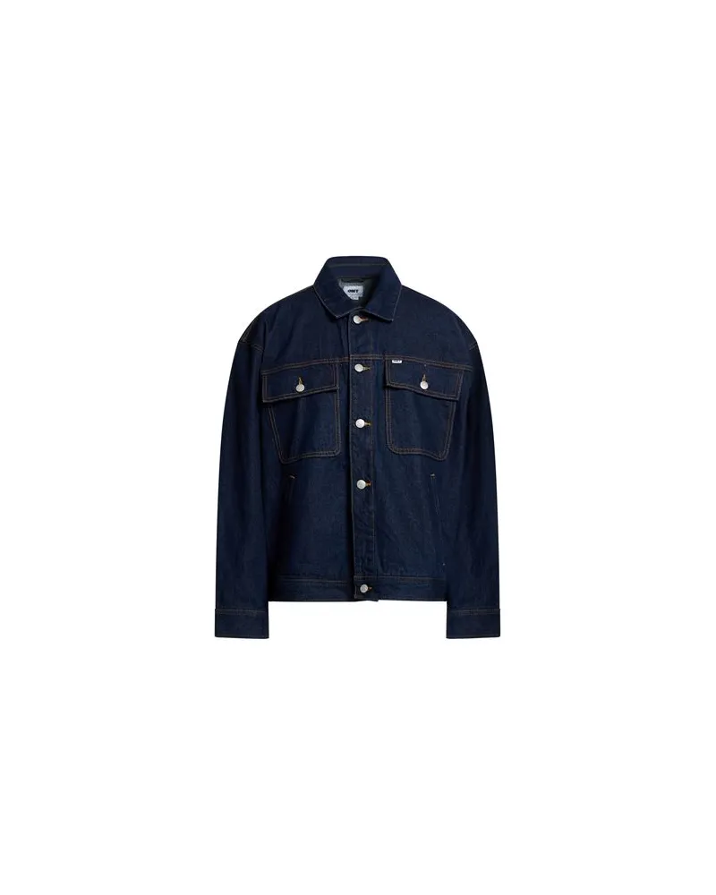 Obey JACKEN & MÄNTEL - Jeansjacken/Mäntelauf YOOX.COM Blau