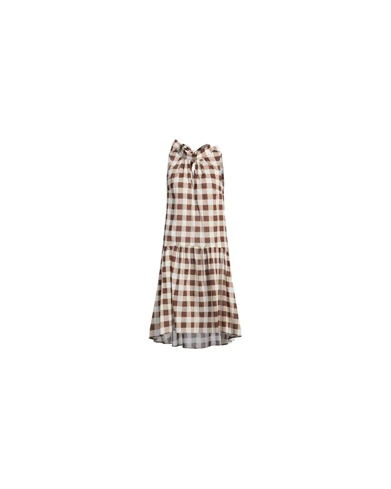 Camicettasnob KLEIDER - Midi-Kleiderauf YOOX.COM Braun