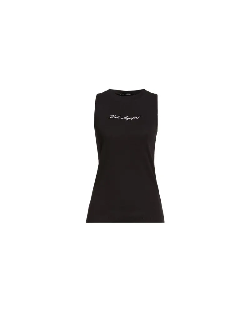 Karl Lagerfeld TOPS - T-shirtsauf YOOX.COM Schwarz