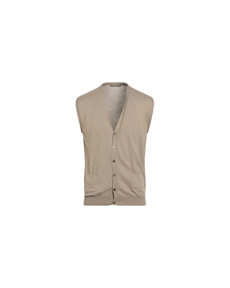 BECOME STRICKWAREN - Strickjackenauf YOOX.COM Khaki