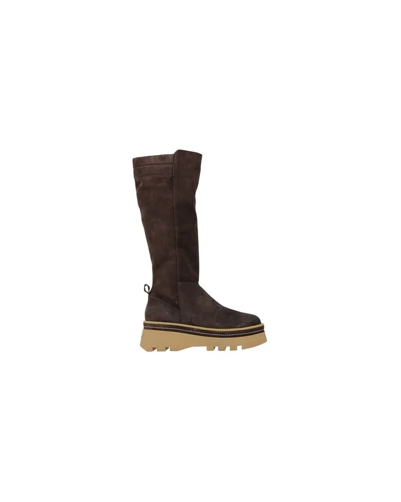 Tosca Blu STUDIO - SCHUHE - Stiefelauf YOOX.COM Dunkelbraun