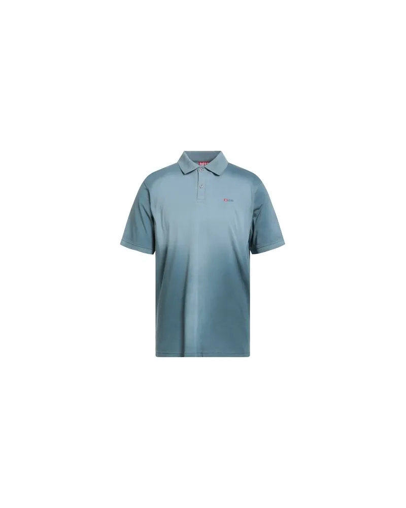 Diesel TOPS - Poloshirtsauf YOOX.COM Taubenblau