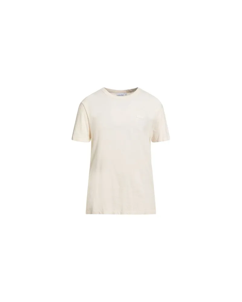 Calvin Klein TOPS - T-shirtsauf YOOX.COM Elfenbein