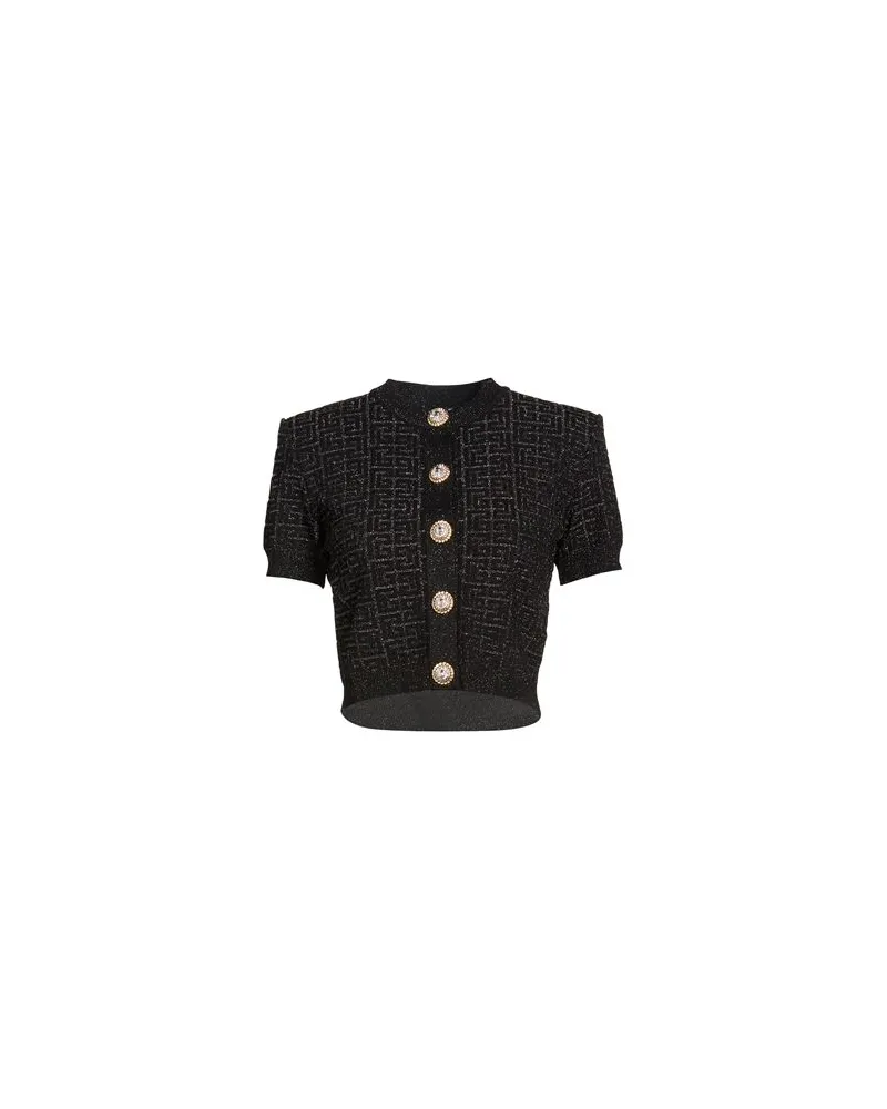 Balmain STRICKWAREN - Strickjackenauf YOOX.COM Schwarz