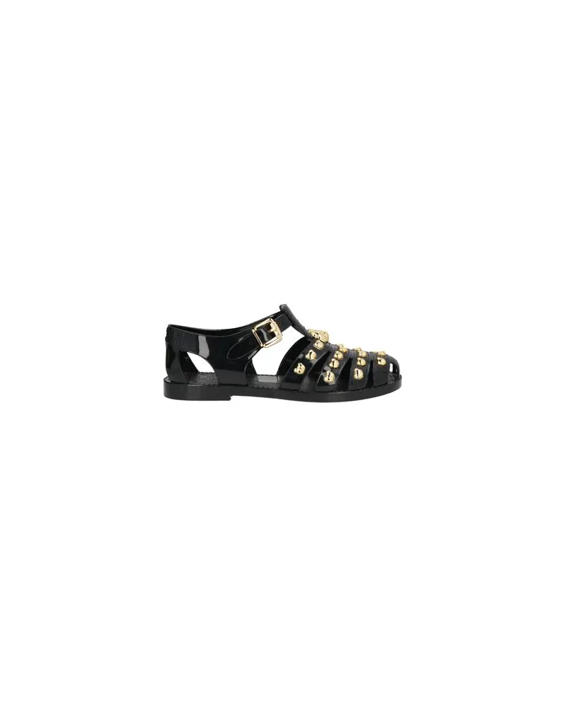 Moschino SCHUHE - Sandalenauf YOOX.COM Schwarz