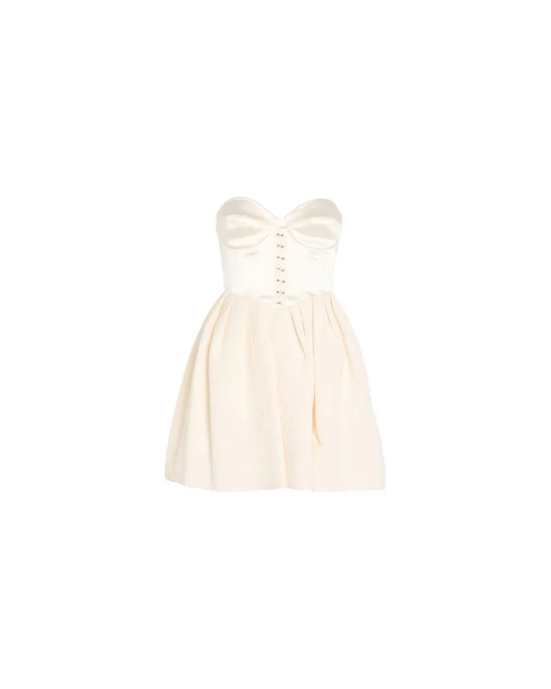 Elisabetta Franchi KLEIDER - Mini-Kleiderauf YOOX.COM Elfenbein