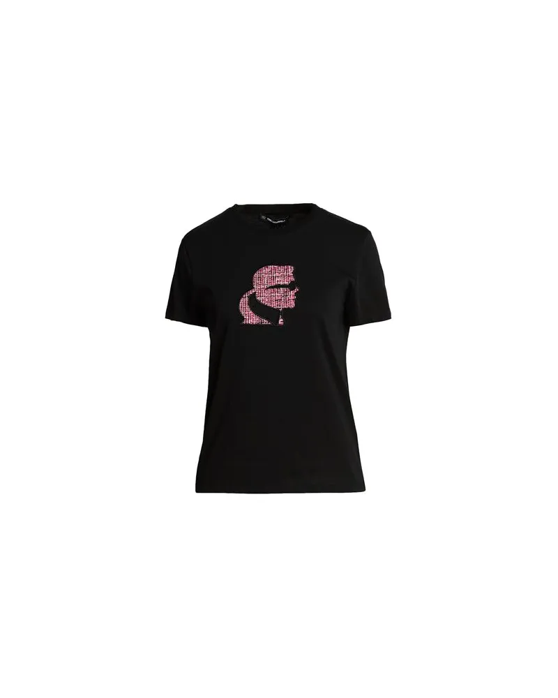 Karl Lagerfeld TOPS - T-shirtsauf YOOX.COM Schwarz