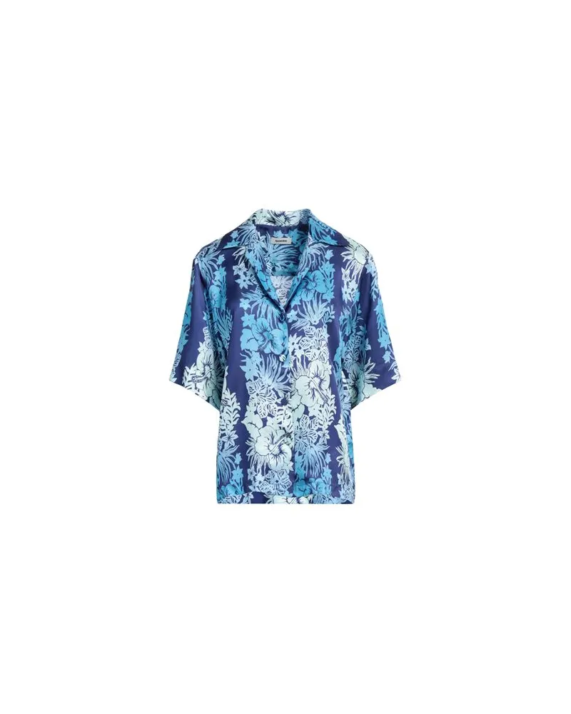 Sandro TOPS - Hemdenauf YOOX.COM Blau