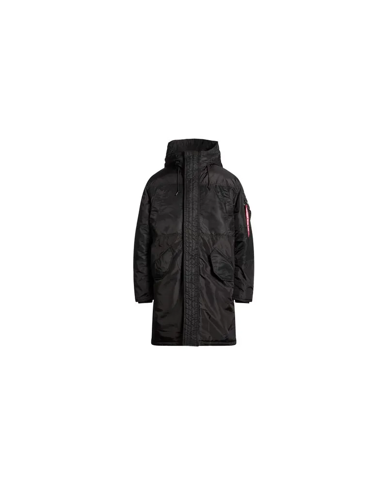 Alpha Industries JACKEN & MÄNTEL - Mäntelauf YOOX.COM Schwarz