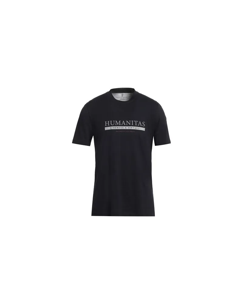 Brunello Cucinelli TOPS - T-shirtsauf YOOX.COM Nachtblau
