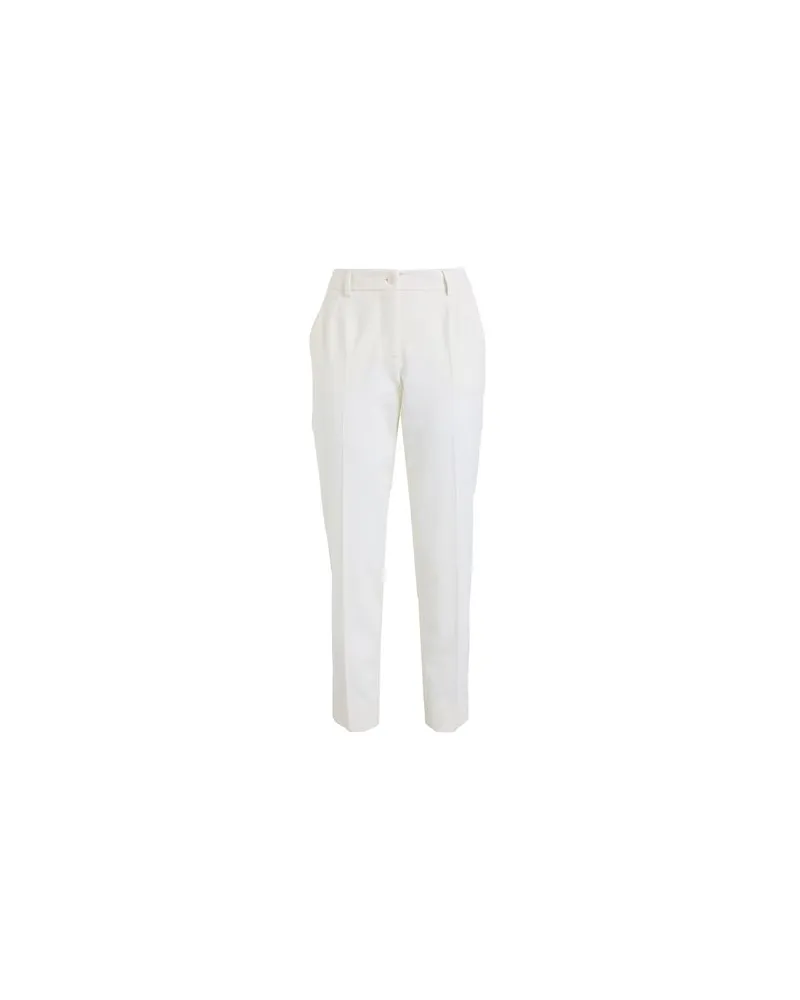Dolce & Gabbana HOSEN & RÖCKE - Hosenauf YOOX.COM Cremeweiß