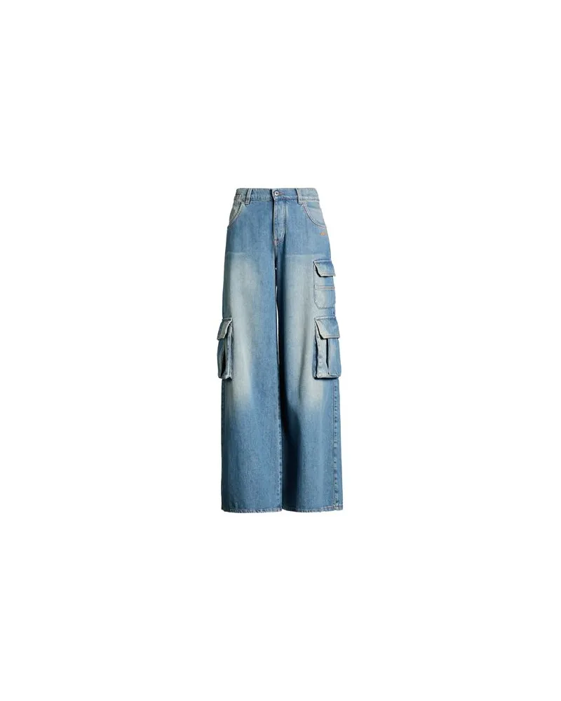 OFF-WHITE HOSEN & RÖCKE - Jeanshosenauf YOOX.COM Blau