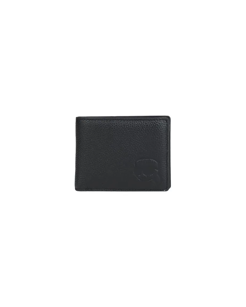 Karl Lagerfeld K/IKONIK 2.0 LEATH BF WLLT - Kleinlederwaren - Brieftaschenauf YOOX.COM Schwarz