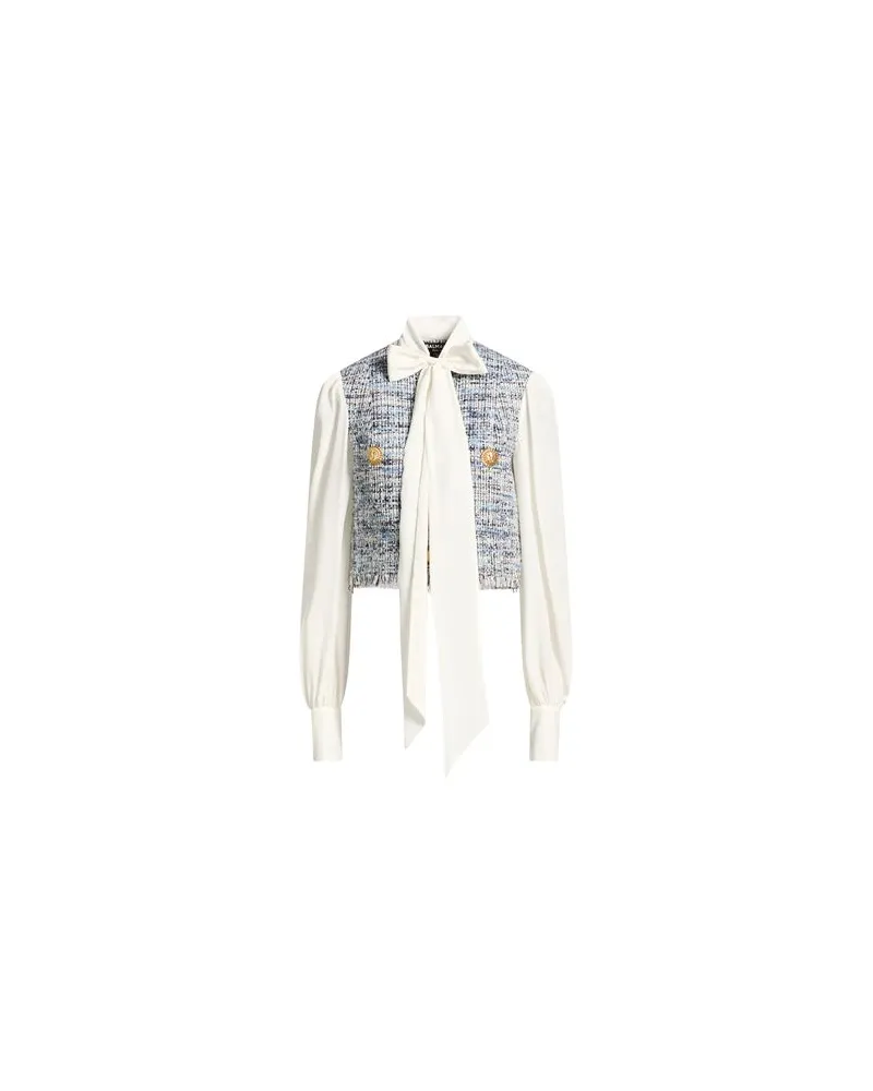 Balmain JACKEN & MÄNTEL - Jacken und Anoraksauf YOOX.COM Hellblau