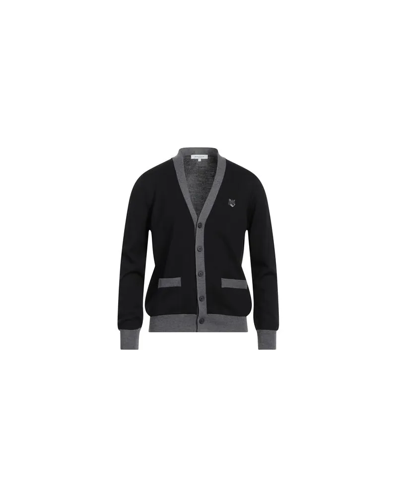 Kitsuné STRICKWAREN - Strickjackenauf YOOX.COM Schwarz