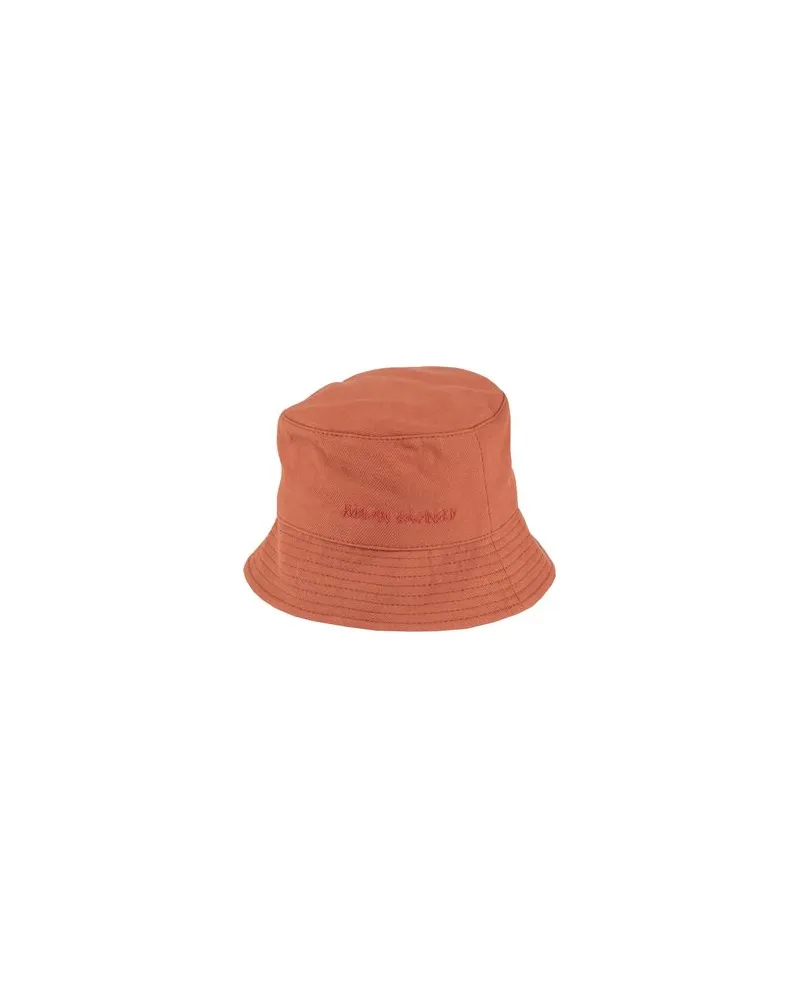 RUSLAN BAGINSKIY ACCESSOIRES - Mützen & Hüteauf YOOX.COM Rostrot