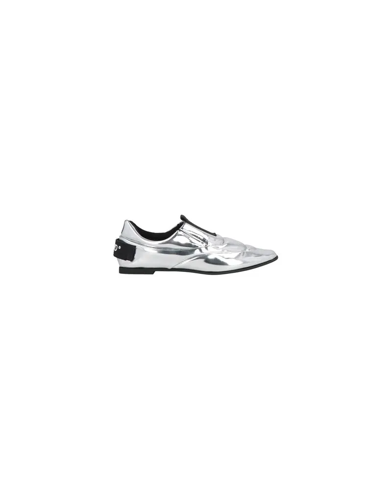 F_wd SCHUHE - Mokassinsauf YOOX.COM Silber